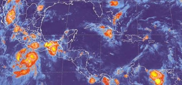 Reporta el SMN posible ciclón tropical en el Pacífico Sur